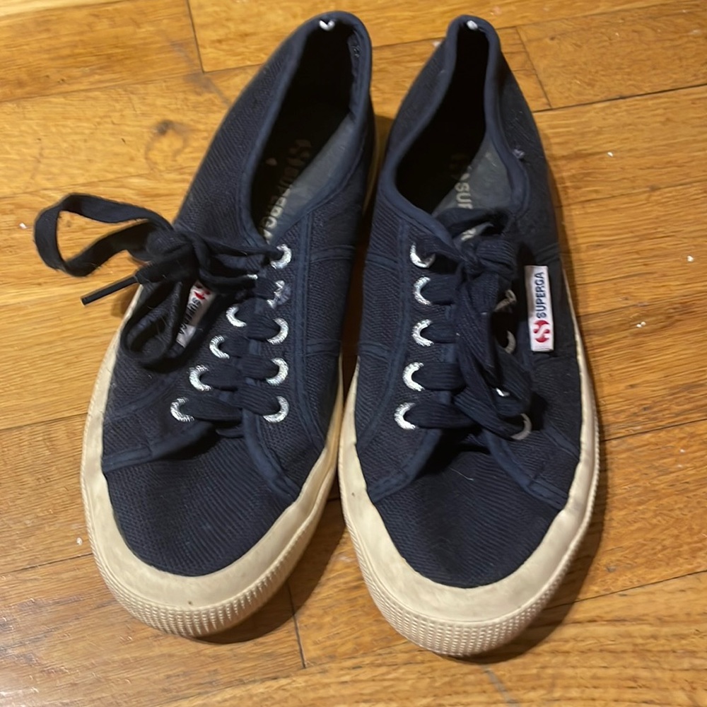 Navy blue Superga sneakers size 37!